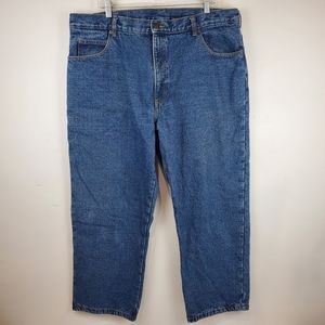Guide Gear Flannel Lined Relaxed Fit Jeans Size 42x29 Mens Denim